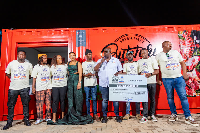 Group photograph at a MySol Foundation support handover